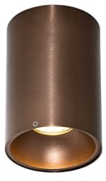 Qazqa - Modern Spotlight Ceiling Dark Bronze - Deep- - Design - Suitable for LED GU10 | 1 Way Light - Aluminium Surface-Mounted spotway Light - Suitable for Living Room I Kitchen I Bedroom I