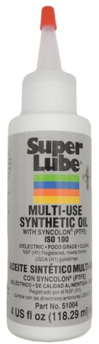 Superlube - Grasa y aceite sintético de alta calidad con PTFE - Excelente protección y lubricación contra la corrosión, óxido y desgaste. (51004 - Aceite sintético 118ml)