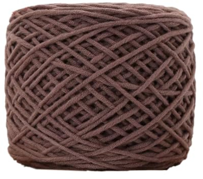 Anevous 1 x 200 g virkgarn, akrylgarn för stickning och virkning, handstickgarn, virkgarn, stickgarn för stickning för virkning och hantverk, karamellfärg