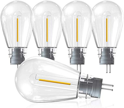 Quntis S14 Guirlande Lumineuse Extérieur Mèche de Remplacement, Lot de 4