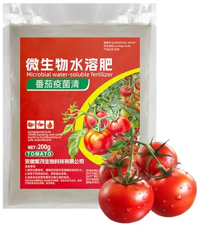 Abono Soluble en Agua para Tomates y Otras Hortalizas - Refuerzo Fertilizante para Tomates y Hortalizas - Nutrientes Continuos Uso Interior Exterior Agricultura Cultivos