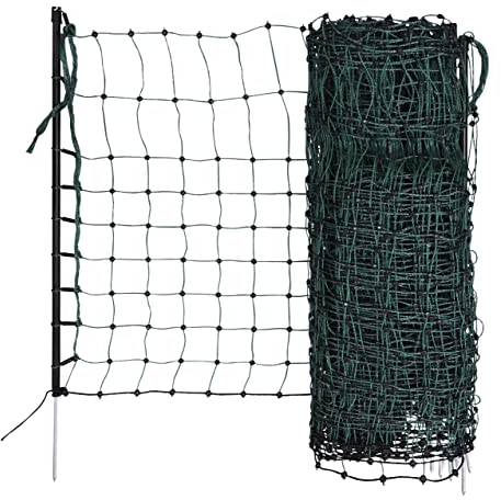 Kaninchennetz 12 mtr. Grün 65 cm, Einzelspitz