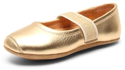 Bisgaard Mädchen Ballet Geschlossene Ballerinas, Gold, 32 EU