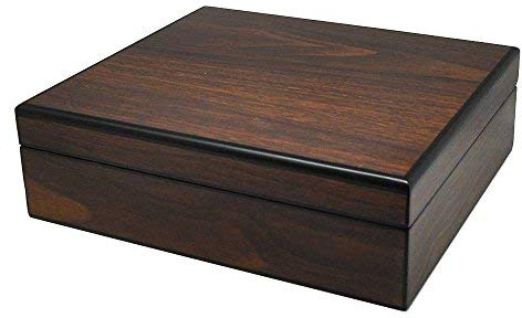 Uhrenhuette - Scatola per orologi in legno impiallacciato per 8 orologi, colore marrone