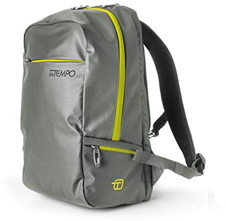 Intempo Zaino in Tela Cerata BLACK OUT 9238BO2226 Grigio/Giallo