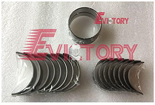 Para kubota D1105 cojinete de biela + juego de anillos de pistón