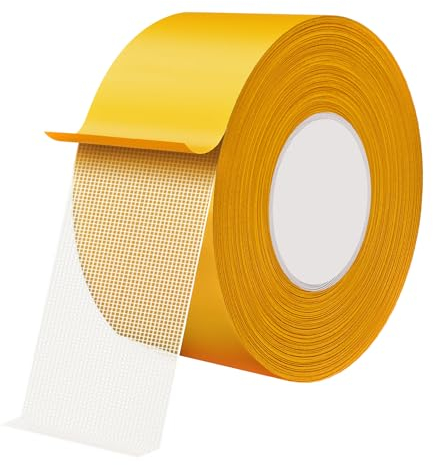 Qrity 1 Rollo Cinta Adhesiva de Doble Cara, 30mm x 20m Cinta de Instalación Resistente, Cintas Adhesivas para Alfombras, Suelos, Pared