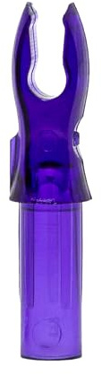 Bohning A Nock, for .204 Shafts (Small, X-Nocks, 5mm) 12 Pack, Purple