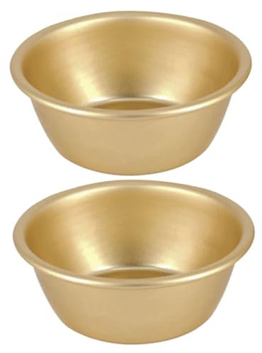 Garneck 2st Weinschale Wasserschale Wasserbecher Makgeolli-schalen Makgeolli-schüssel Japanischer Sake-becher Gemüsesalatschüsseln Schnapsglas Aluminium Koreanisch