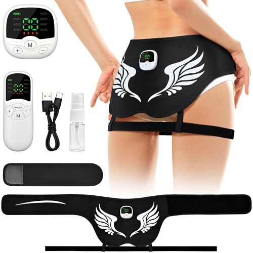 Hip and Abdominal Fitness Belt, Adjustable Workout Trainer for Home Exercise, Model AST-301