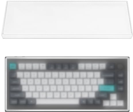 Geekria Staubschutz für 75%-Knob-Tastatur (84 Tasten), Acryl-Abdeckung, kompatibel mit Keychron Q1 HE/Max/Pro/V1/V1 Max/Aula F75 Pro/F75 (Frosted)