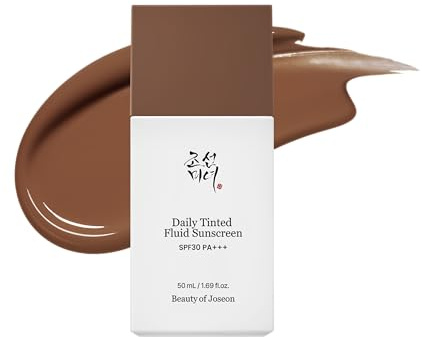 Beauty of Joseon Daily Tinted Fluid Sunscreen 12 Shades for Face Moisturizing Broad Spectrum SPF 30 Korean Skincare 50ml, #DN310