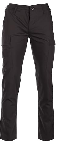 Mil-Tec US BDU Feldhose R/S 'Slim Fit' für Herren • Ripstop Cargohose mit Knie- & Gesäßverstärkung • Verstellbarer Bund & Beinabschluss • Outdoorhose aus 100% Baumwolle für Arbeit & Freizeit
