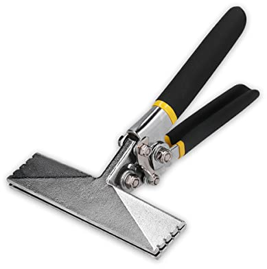 150mm Alicates de Costura con Asas Antideslizantes Picadas Alicates para Engarzar Hojas Rectas para Doblar Chapas Metálicas