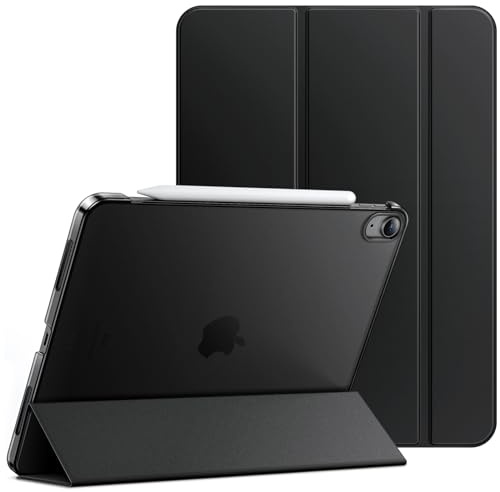 JETech Custodia per iPad Air 11 Pollici M4/M3/M2 (2026/2025/2024), iPad Air 5 (10,9-Pollici, Modello 2022, 5a Generazione), Cover con Auto Svegliati/Sonno (Nero)