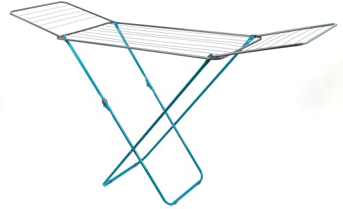Beldray LA033279EU7 18 Metre Clothes Airer – Winged Drying Rack, Foldable for Easy Storage, Space-Saving Clothes Horse, Freestanding, Indoor Use Only, Naturally Dry Laundry, 178 x 101 x 50 cm