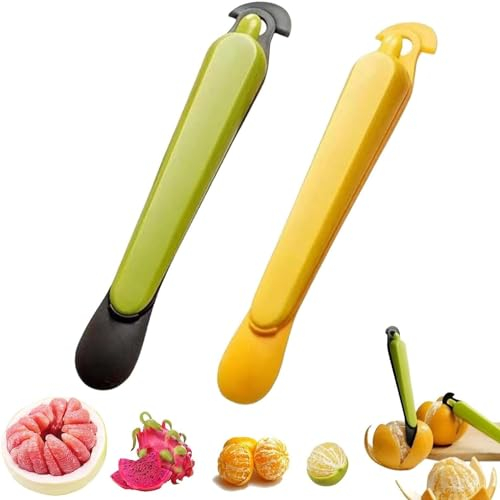 Herramienta de pelado de naranja, herramienta multifuncional para pelar frutas de cocina, pelador de naranja, herramienta peladora de frutas portátil para el hogar, pelador de naranja portátil de