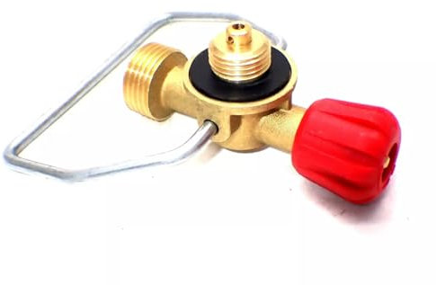 Tezla Camping Gas Cylinder Bottle Adaptor with Handle - 901, 904 & 907 Cylinders
