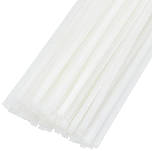 BENECREAT 120 bande de Colle Thermique WhiteSmoke Bandes de Colle Thermique de 288x4mm de Long pour Reliure D'Images pour Albums Manuels Scolaires Épaisseur de 1mm