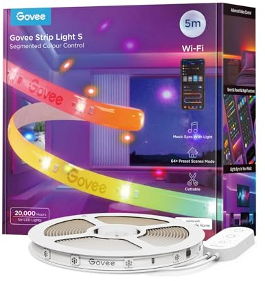 Ruban Led Govee GOVEE LED STRIP LIGHT RGBIC WIFI+BT 5M MATTER
