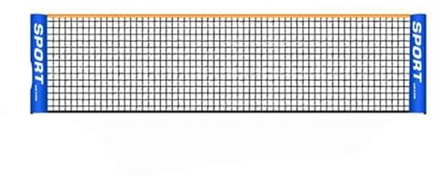 UBOHUZ Professionellt vikbart badmintonnät, fyrkantigt nät nät nät för tennisträning, boll, inomhus- och utomhussport för Badminton, tennis (6M)