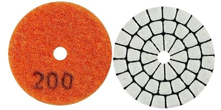 GUIPENG Disco de pulido en seco diamante 2 pulgadas y 50 mm for granito, mármol, piedra cerámica, herramienta abrasiva, muelas abrasivas(Grit 200)