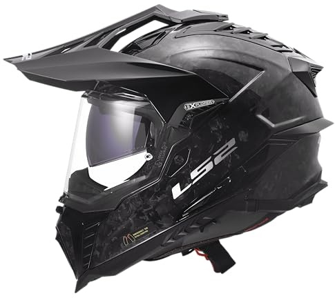 LS2 MX701 Explorer Carbon Forged Enduro-hjälm, 2XL (63/64)