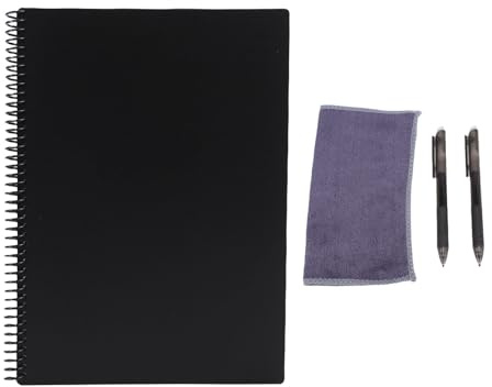 Fafeicy Carnet Intelligent Réutilisable, Format Exécutif 180 X 255 Mm, avec Pages Lignées et Pointillées Connectées à L'application, pour les Réunions de Bureau et les Notes de Cours