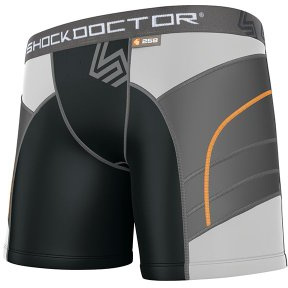 ShockDoctor Damen Schutzkleidung Ultra Doppel Kompressions-Sliding-Short, Black, M, 258P-BK