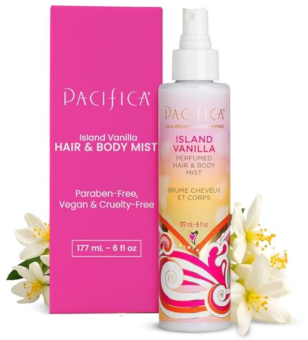 PACIFICA Parfümiertes Haar- und Körpernebel – Island Vanilla für Frauen, 170 g Body Mist, (1 Stück)