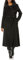 DKNY Damen Long Belted Wool Coat Mantel aus Wollmischgewebe, Schwarz, M
