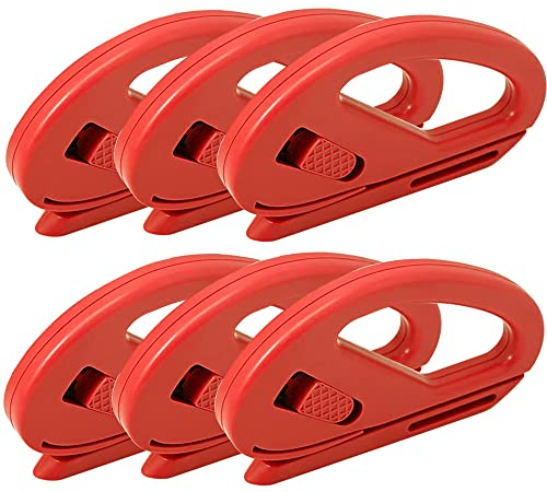 GUUZI 6Pack Snitty Sicherheits Vinylfolienschneider, Bastelmesser, Kohlefaser Schneidwerkzeug, Folienschneider, Folienpapierschneider, Fenstertönungswerkzeuge für Fenstertönung, Autofolie, Basteln