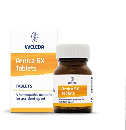 Weleda Arnica 6X Tablets, Homeopathic Medicine for Accident Upset, Natural Remedies for Women & Men by Weleda - 125 Tabs