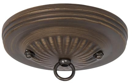 B&P Lamp® Antique Bronze Ceiling Light Canopy Plate Kit