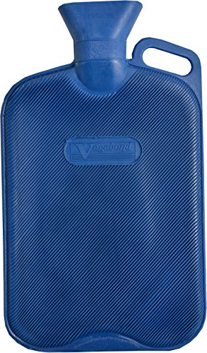 Vagabond Bags 2.7 litre Extra Large côtelé Bleu Bouteille d'eau chaude
