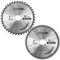Saxton TCT190MXA - Hoja de sierra circular para madera (2 unidades, 190 mm, compatible con Bosch, Makita, Dewalt)