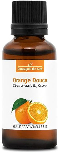 ARANCIO DOLCE (Citrus sinensis) BIO - 30mL - Olio Essenziale di Qualità Premium - 100% Puro, Naturale, Garantito ChromaCert® - Chemiotipizzato & Integrale