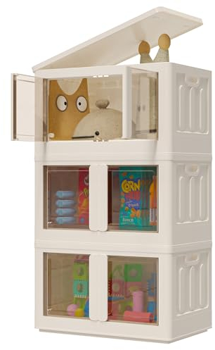 FLEXISPOT Aufbewahrungsbox mit Deckel 72Lx3 Aufbewahrungsbox unterbett aufbewahrungsbox groß stapelbare Storage Boxes kisten Faltbare Spielzeug-Aufbewahrungsbox, Plastik-Aufbewahrungsbox