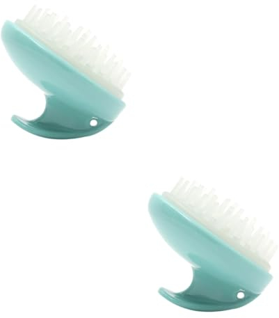 Beavorty 2stücke Tragbare Kopfhautmassagebürste Haarwäsche Für Erwachsene Effizient Bei Haarausfall Haarwachstums Und Entspannung Für Haartypen Geeignet