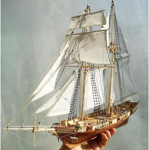OUlxxluo Maquettes de Bateau à Construire pour Adultes, échelle 1:96, kit de modèle de voilier, Assemblage en Bois, modèle de Bateau Classique, kit de modèle de voilier, Cadeaux pour Enfants