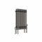 Blümme 600 x 425mm Bathrooms Raw Metal Radiator Traditional Cast Iron Style Triple Column Horizontal Central Heating Radiators