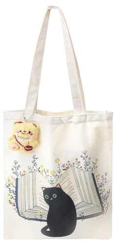 HENGBIRD Bolsa Tela Compra Plegable Tote Bag Bandolera Mujer Reutilizable Bonita Grande 40 * 30cm