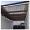 XWJOYW Techo corredizo retráctil, Parasol retráctil Ondulado en Forma de U, Red Parasol Ondulada, Parasol para pérgola, toldo retráctil, Techo corredizo Flexible, para Patio, terraza y Porche (An.