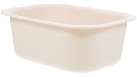 TOYANDONA Lavabo Para Cambiador De Bebés Portátil, Cuenco De Pp Resistente y Compacto, Blanco Lechoso, Adecuado Para Cuidado e Higiene Infantil, Uso Hogar y Viajes, Práctico Para Cambiadores De Bebés