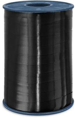 C.E. Pattberg AMERICA Gift curling Ribbon black, 273 yards of balloonribbon for Gift Wrapping, 0.39 inches width, Accessories for Decoration & Handicrafts, Decoration Ribbon for Presents