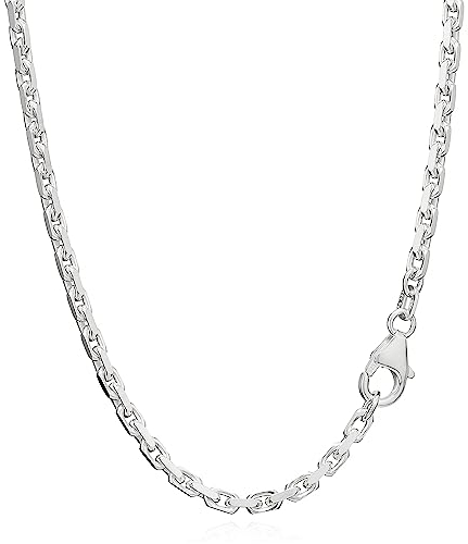 NKlaus 80cm Ankerkette 925 Silber elegante Halskette Breite: 2,5mm Collier 20,4g schwer 8780