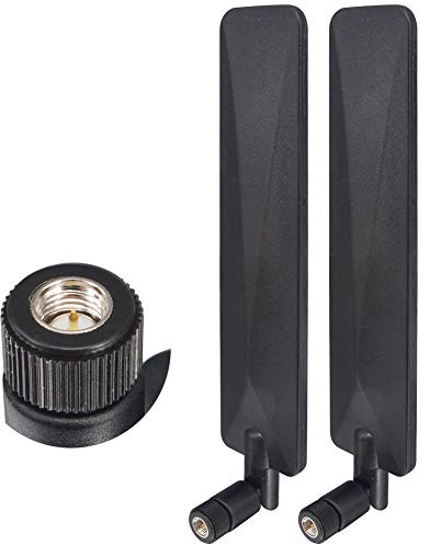 YILIANDUO SMA WiFi Antenna High Gain 8dBi 4G LTE Antenna for 4G LTE Router ZTE Dongle Huawei E5372 E398 E3276 E392 Wildlife Hunting Camera Mobile Security Camera Pack of 2