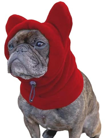 Cappello invernale per cani di piccola taglia, comodo cappello invernale ispessito per animali domestici, felpa con cappuccio con orecchie per il freddo, lavabile, per addestramento invernale di