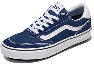 Vans Hombre Brooklyn LS Zapatilla Suede and Dress Blues 42 EU