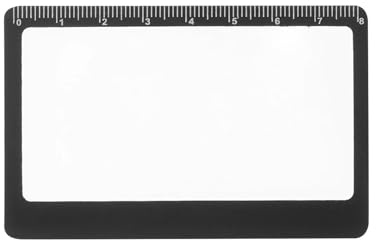 Papper med förstoringsglas för plånbok - kreditkortsförstoringsglas